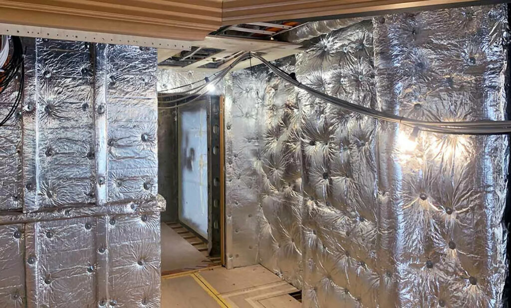 Thermal insulation of partitions & bulkheads 